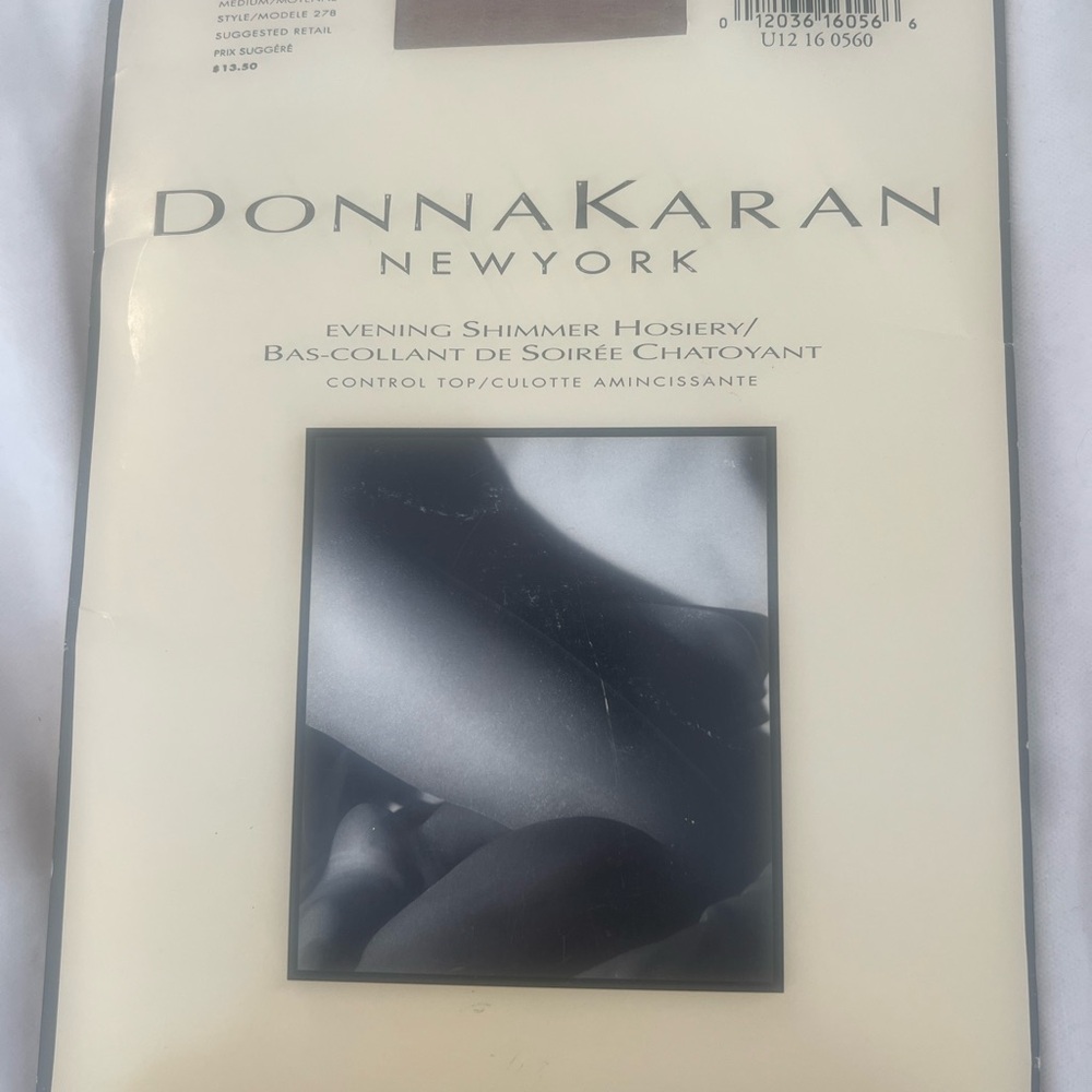 Donna Karan Elegant Hosiery Vintage 1995 Size Medium